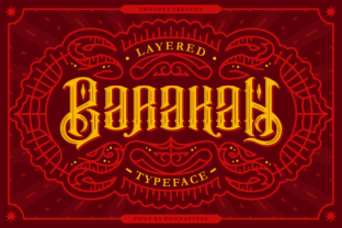 Barakah: A Vintage-Inspired Typeface for Modern Editorial Design