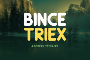 Bince Triex: A Versatile Display Font for Editorial Design