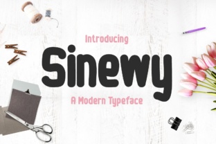 Boost Your Campaigns with Sinewy: A Playful Display Font