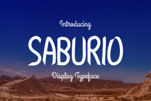 Bring Your Designs to Life with Saburio Font