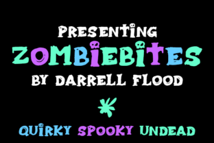 Discover Zombiebites: A Spooky and Fun Display Font