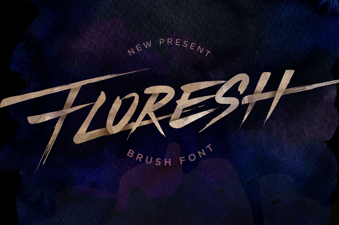 Discovering Floresh: A Hand-Brushed Typeface for Editorial Elegance