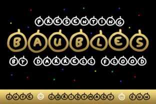 Enhance Your Brand with Baubles: A Festive Display Font
