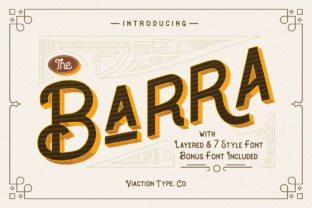 Enhance Your Brand with The Barra: A Versatile Vintage Painter Font