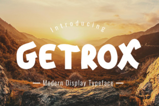 Getrox: A Playful Display Font for Engaging Editorial Design
