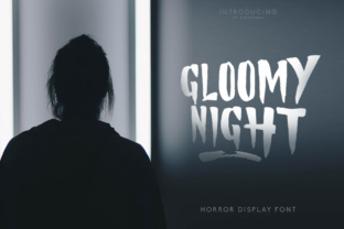 Gloomy Night: A Quirky Display Font for Edgy Branding