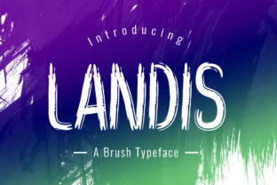 Landis: A Playful Brush Font for Memorable Branding