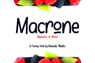 Macrone: A Playful Font for Engaging Campaigns