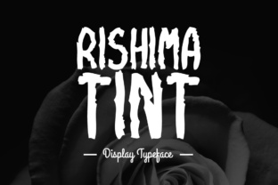Rishima Tint: A Ripped Freestyle Font for Edgy Designs