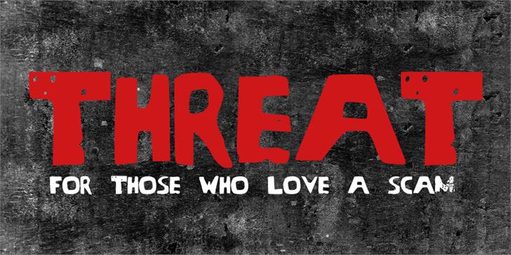 Threat: A Unique Display Font for Bold Web Design