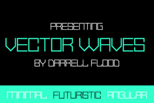 Vector Waves: A Bold and Wavy Display Font