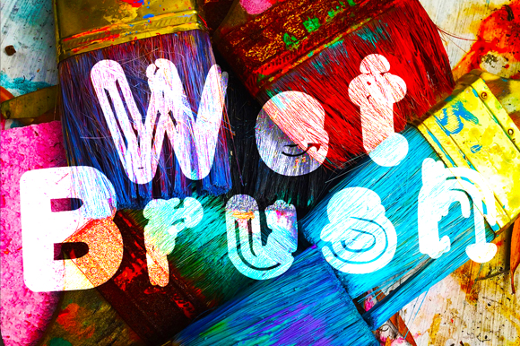 Wet Brush: A Versatile Font for Editorial Design