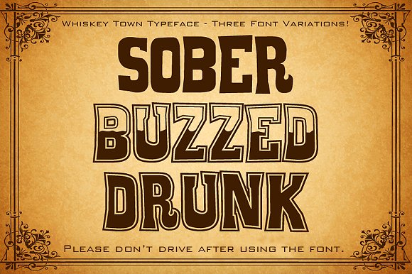 Whiskey Town: A Fun, Loose Western Font for Your Brand